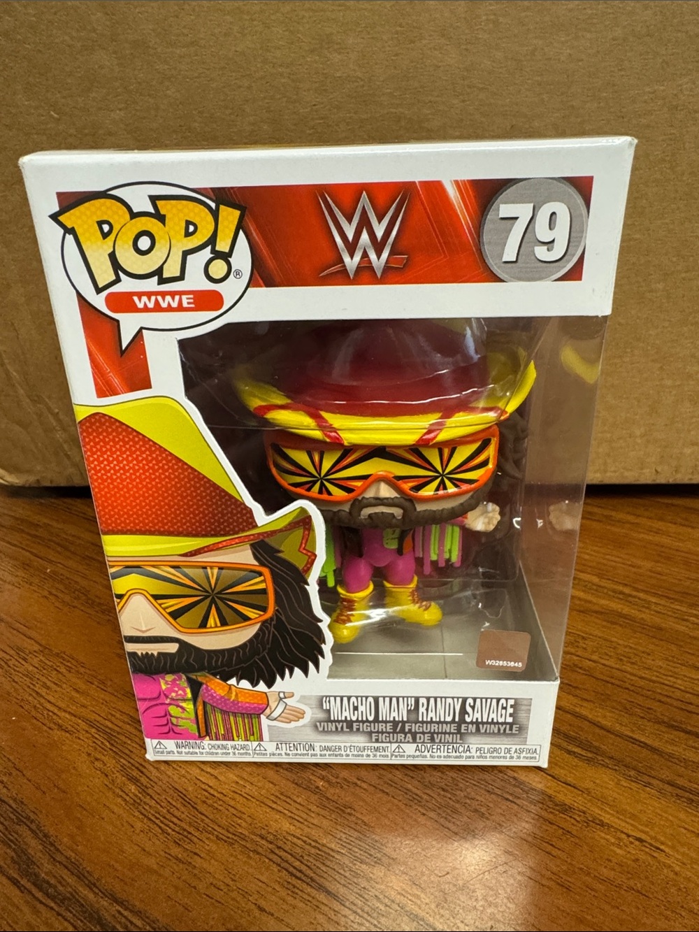 Funko Pop! WWE Macho Man Randy Savage - Yellow, Red, Orange, Pink